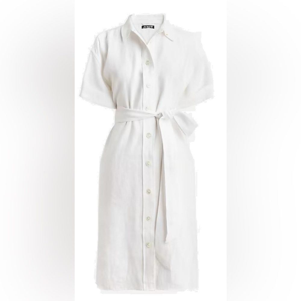 J.Crew Capitaine Shirtdress in Linen